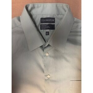 Men's COVINGTON Wrinkle & Stain‎ Free Shirt X-Large Green